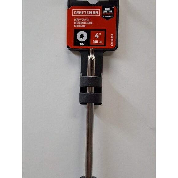 New CRAFTSMAN Torx Screwdriver, T25, Black, CMHT65038, - Picture 2 of 3